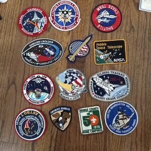 lot OF 13 patch patches NASA AND OTHER